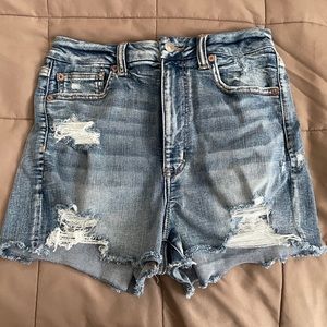 American eagle curvy super hi-rise shortie